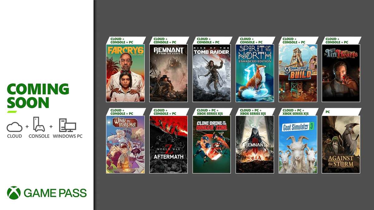 Novos jogos gratuitos para assinantes do Game Pass foram revelados