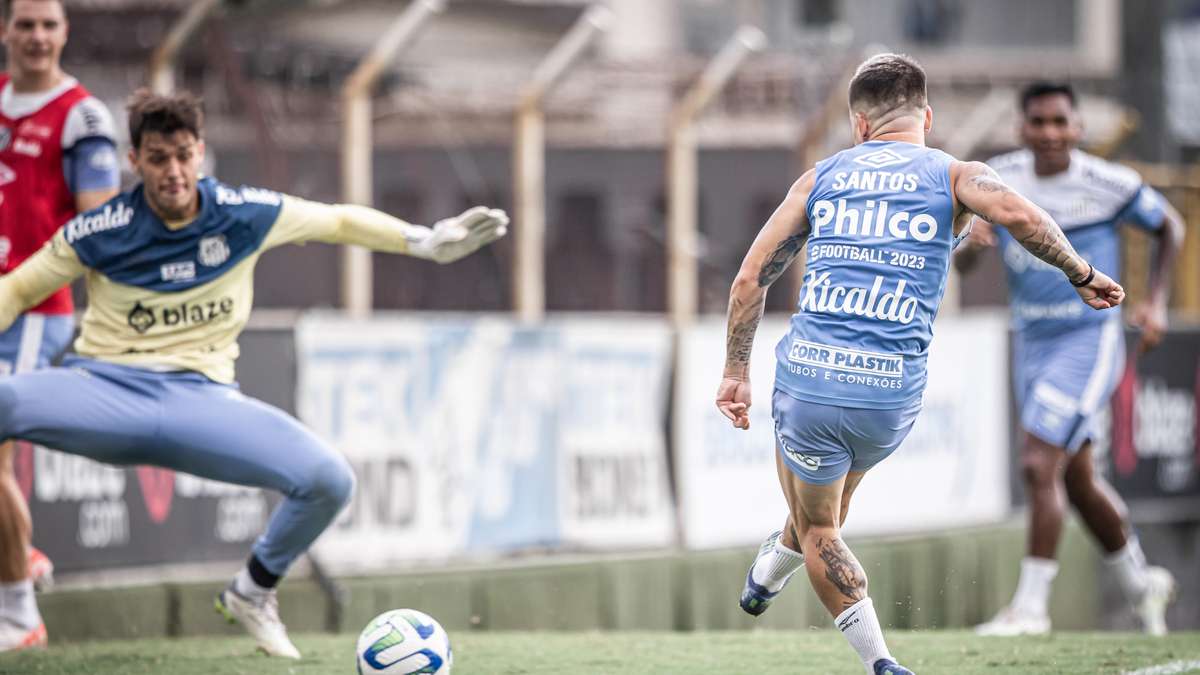 Com dúvidas, Santos finaliza preparação para jogo decisivo contra o  Fortaleza; veja provável escalação