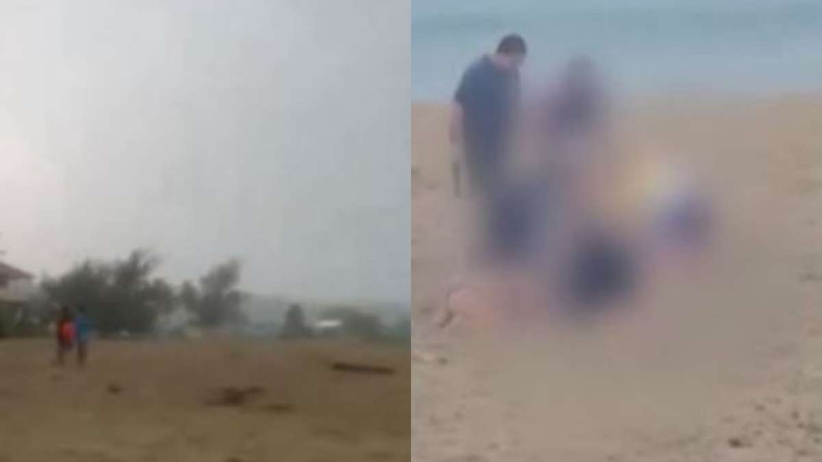 Three children were struck by lightning on a beach in Puerto Rico;  He watches