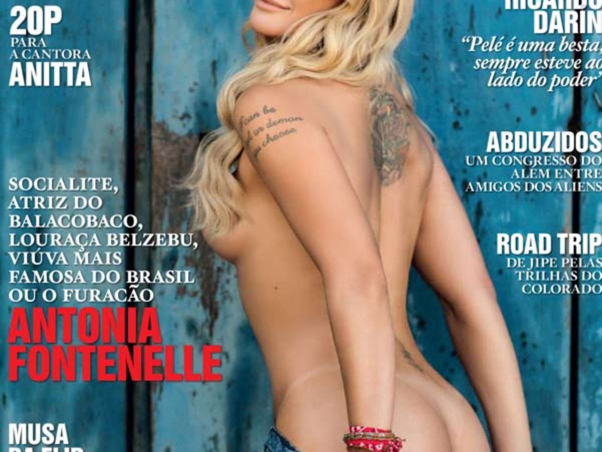 Antonia Fontenelle é a capa da revista Playboy de julho. 