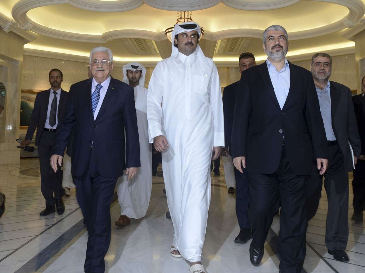 Presidente palestino se reúne com líder do Hamas em Doha