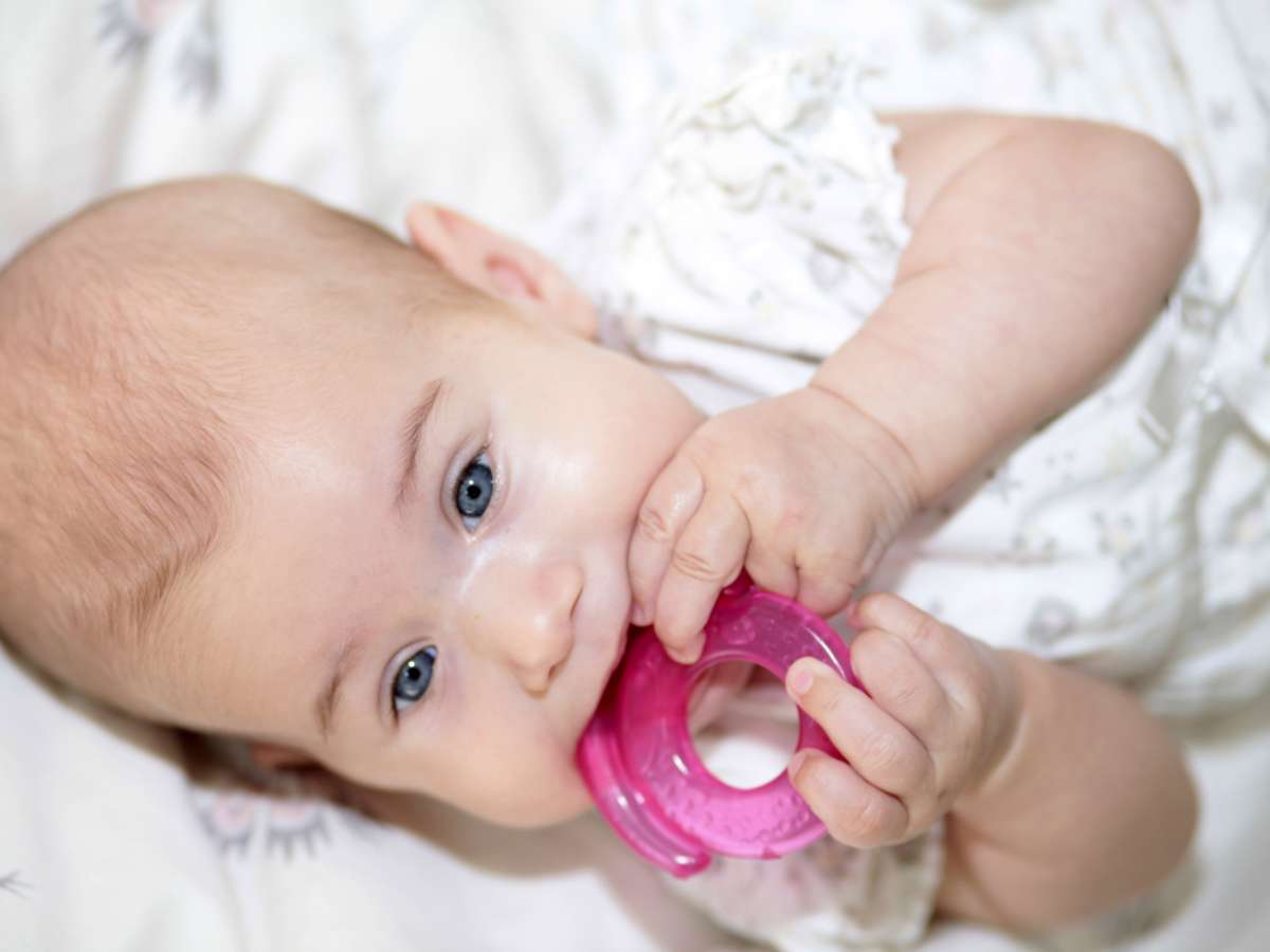 Mordedor Para Bebê Alivio Dor Dentinhos De Agua Gelado