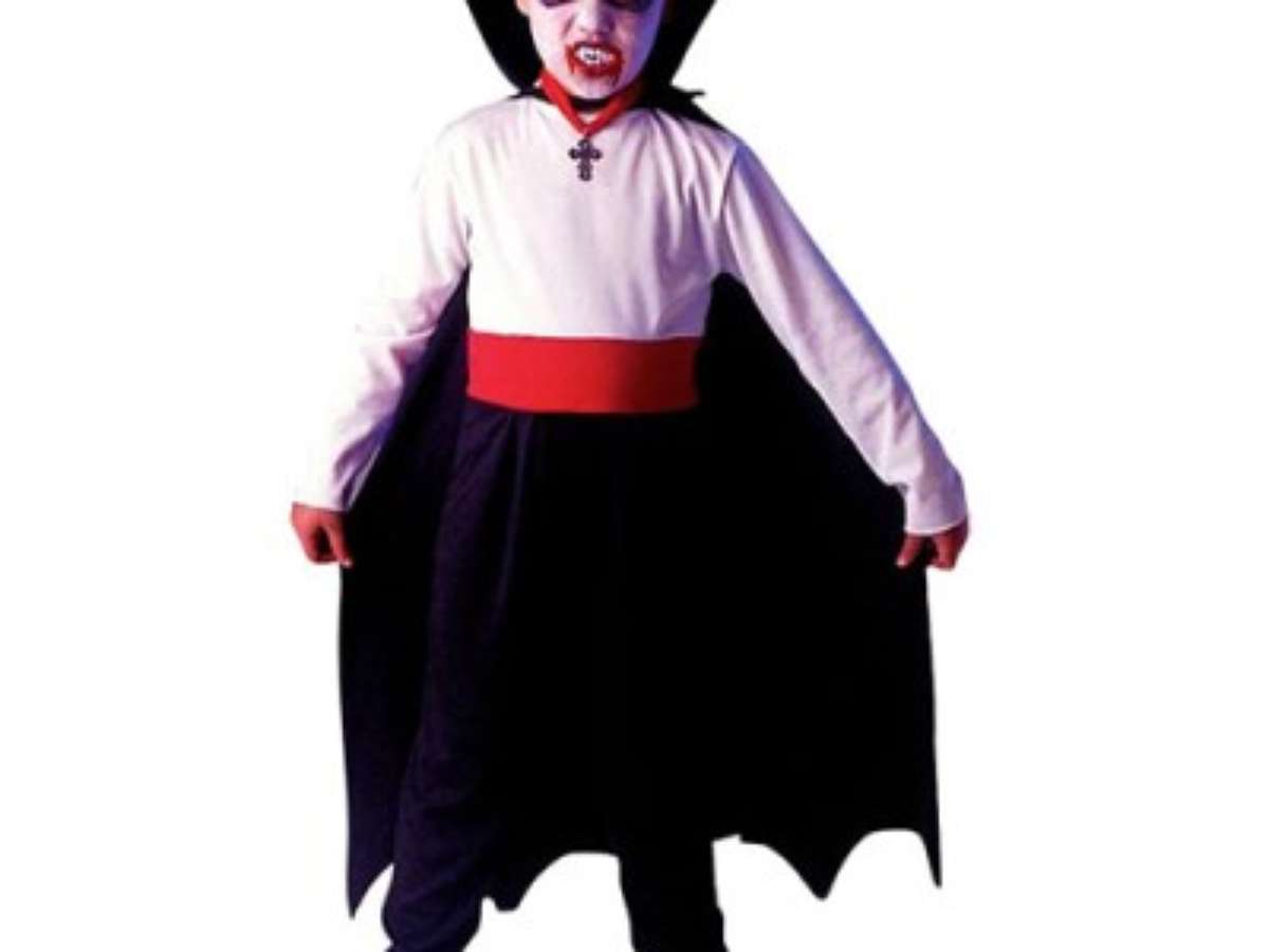 Fantasia Menino Morcego Halloween Infantil