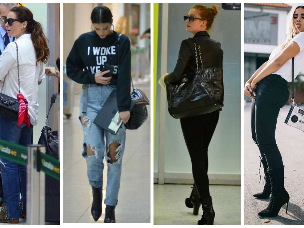 Looks com bolsas Chanel  Looks, Bolsa chanel, Looks sociais