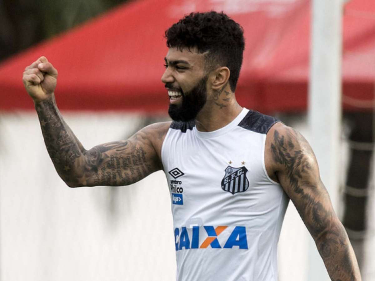 Camisa Flamengo Gabigol Juvenil Preta E Vermelha