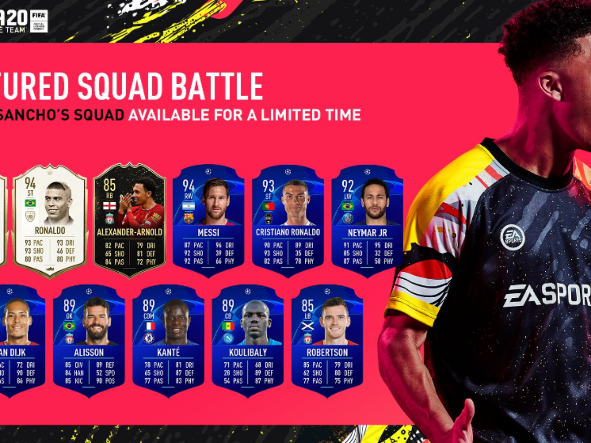 FIFA 20: cinco elencos da PL para o seu Ultimate Team