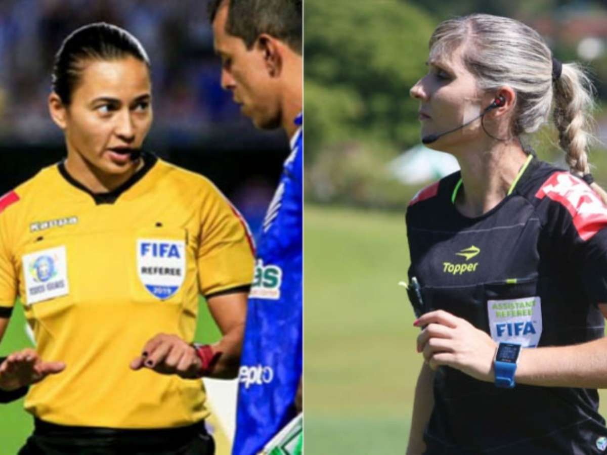 Assistant Referee, Neuza Inês Back, during the Campeonato