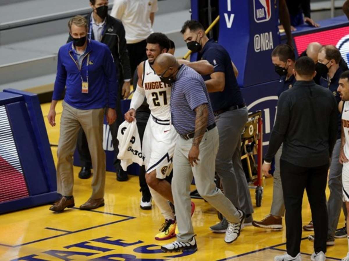 IMAGEM FORTE: Jamal Murray queima mão no Jogo 3 das Finais da NBA, nba