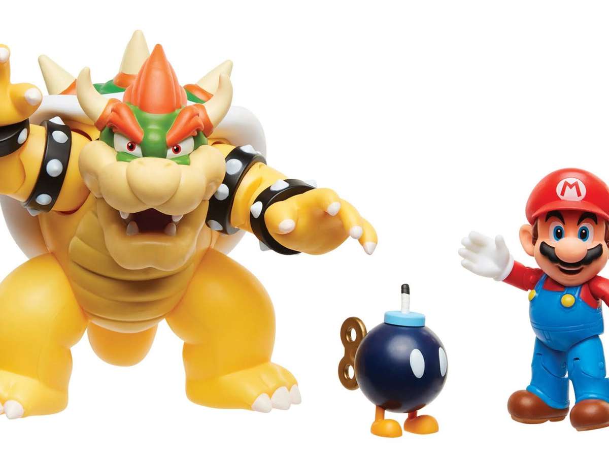 Boneco Personagem Super Mario Bros Articulavel Coleção Jogos