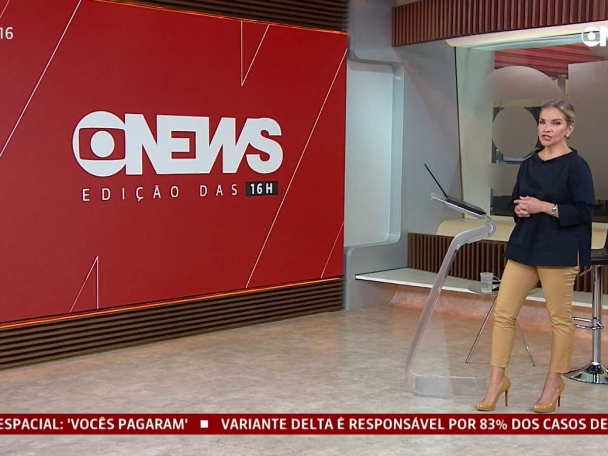 Âncora enfrenta 4 falhas na GloboNews e chama o intervalo