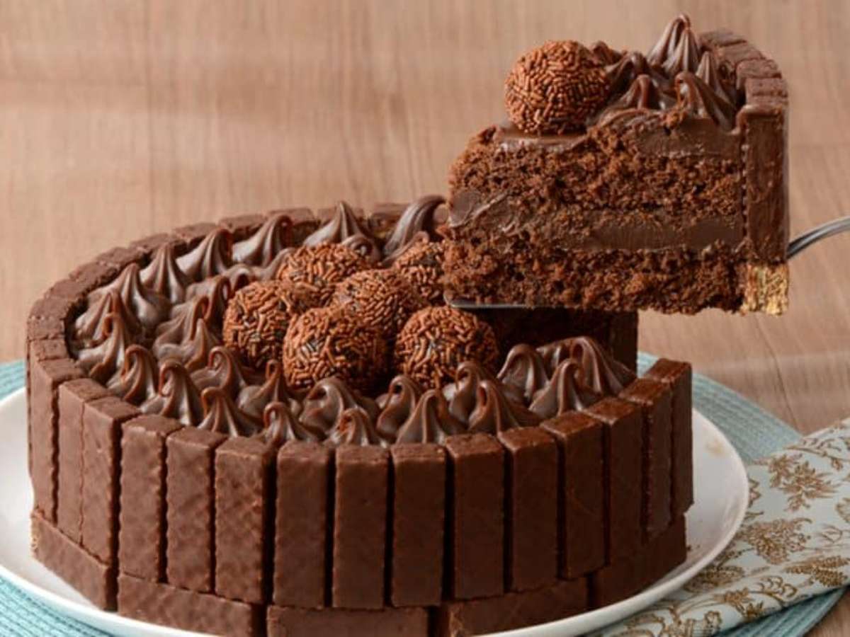 Como fazer Bolo de Aniversário de última hora! Bolo Brigadeiro