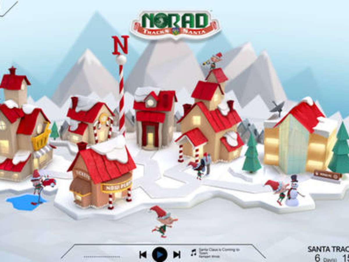 Site acompanha ao vivo jornada do Papai Noel pelo planeta, Mundo