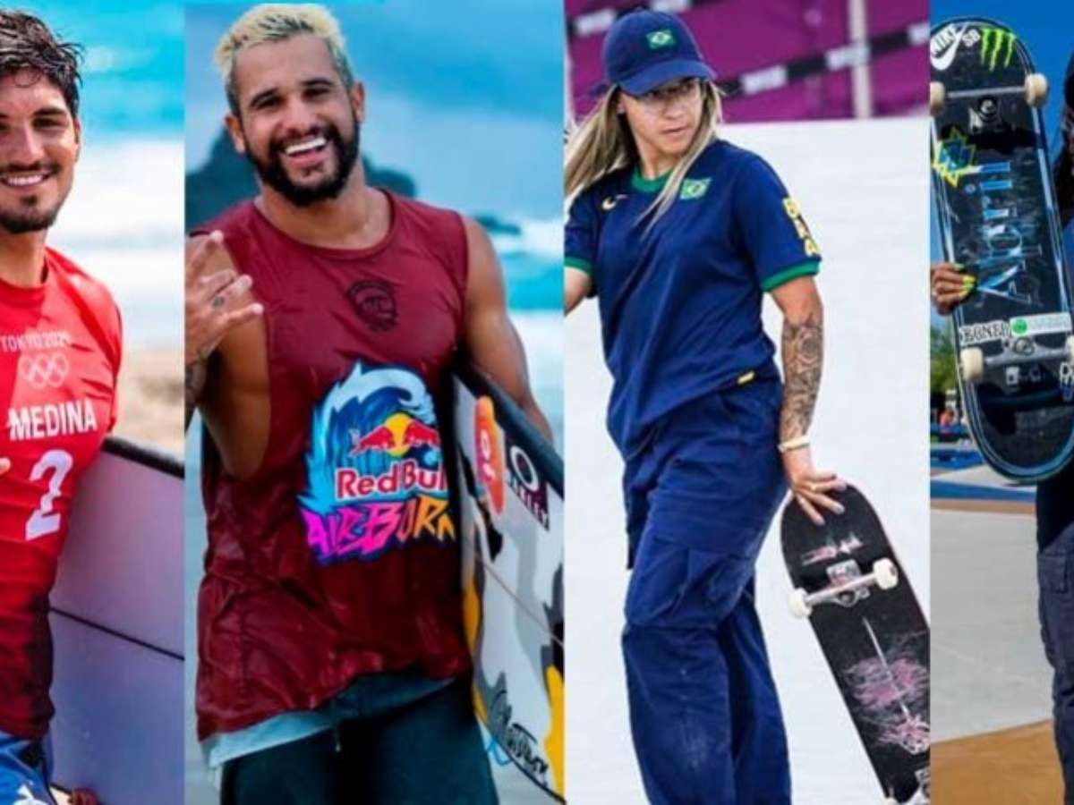 Novos esportes em Tóquio: 16 brasileiros competem no surfe e no skate