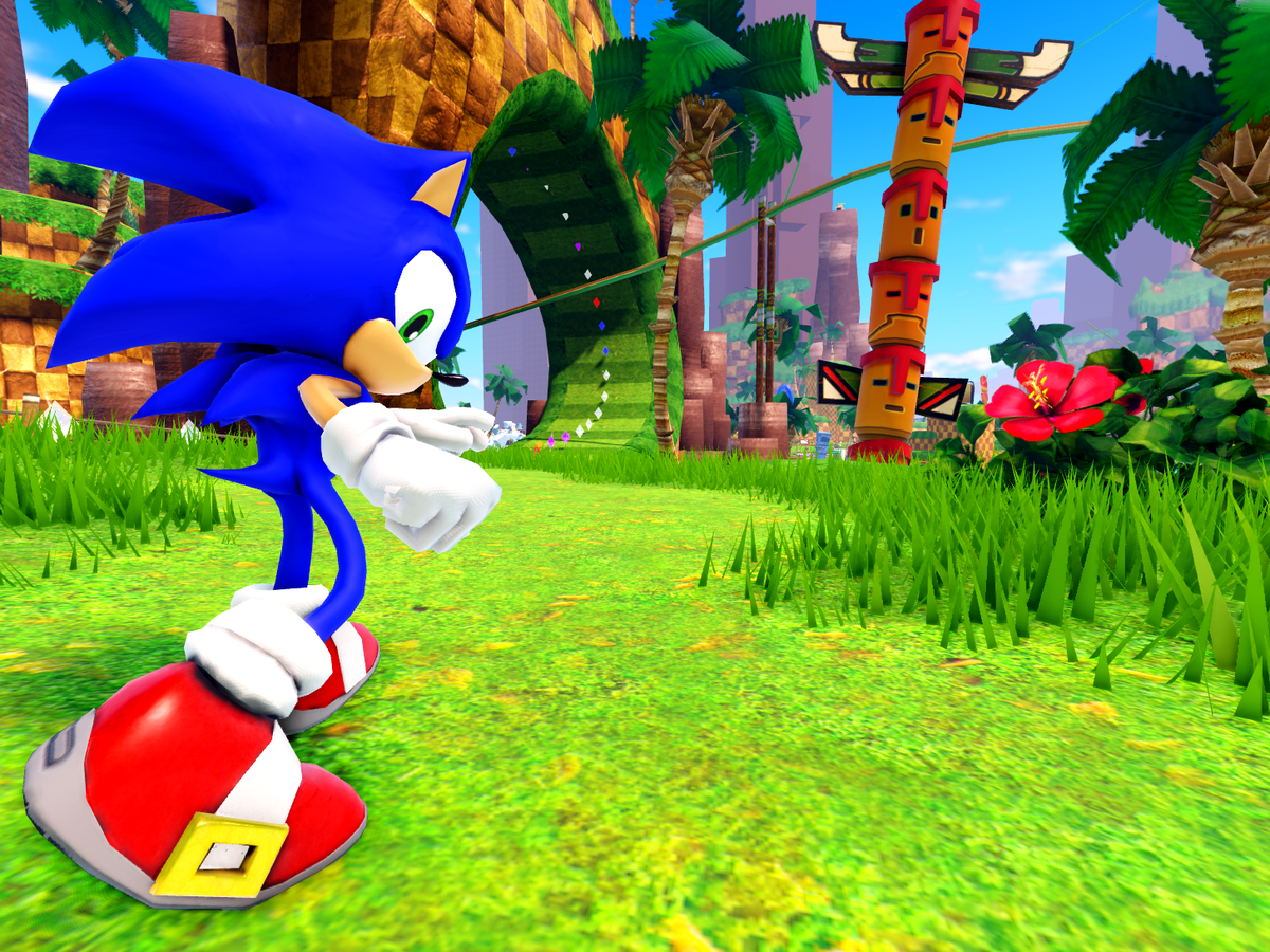 ENTRAMOS NO SONIC THE HEDGEHOG DO ROBLOX!! (Simulador Sonic Mega Drive)