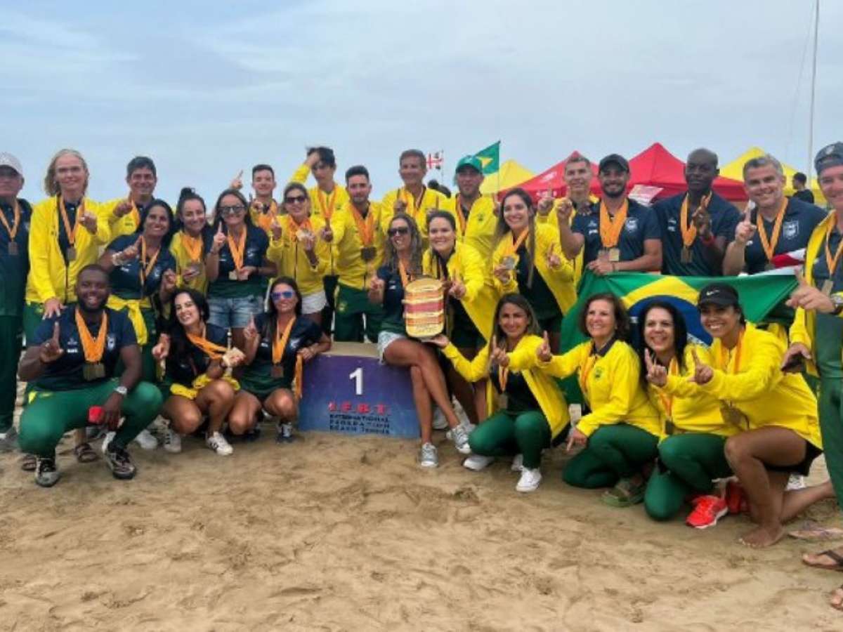 Brasil é campeão mundial juvenil de Beach Tennis e faz história