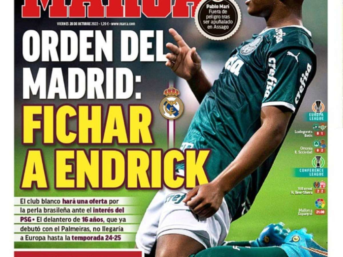 Jornal espanhol se derrete por Endrick após torneio sub-17 com a