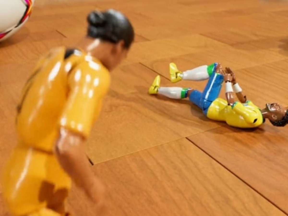 Jogo Futebol Estilo Bate Falta Brinquedos Antigos Copa Do Brasil