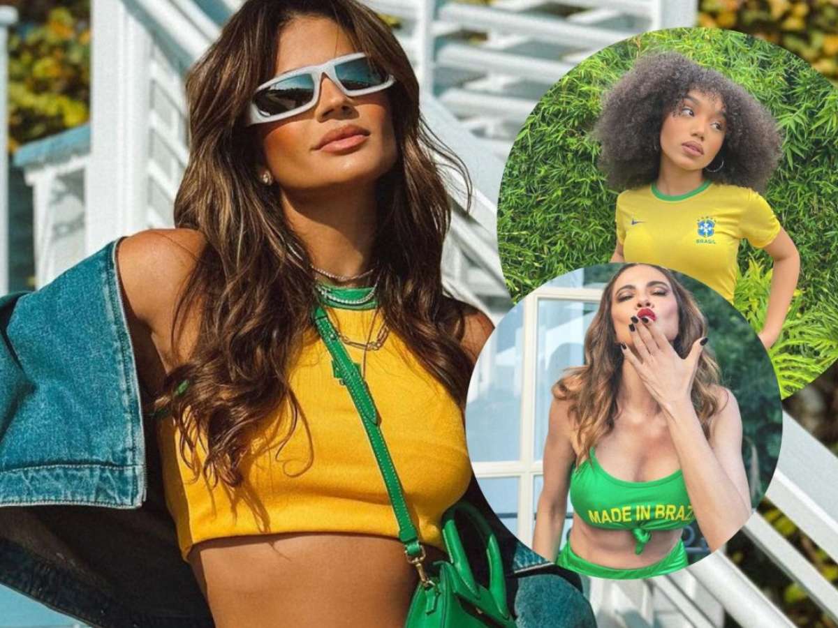 Copa: os makes que famosas e influencers já usaram para torcer pelo Brasil