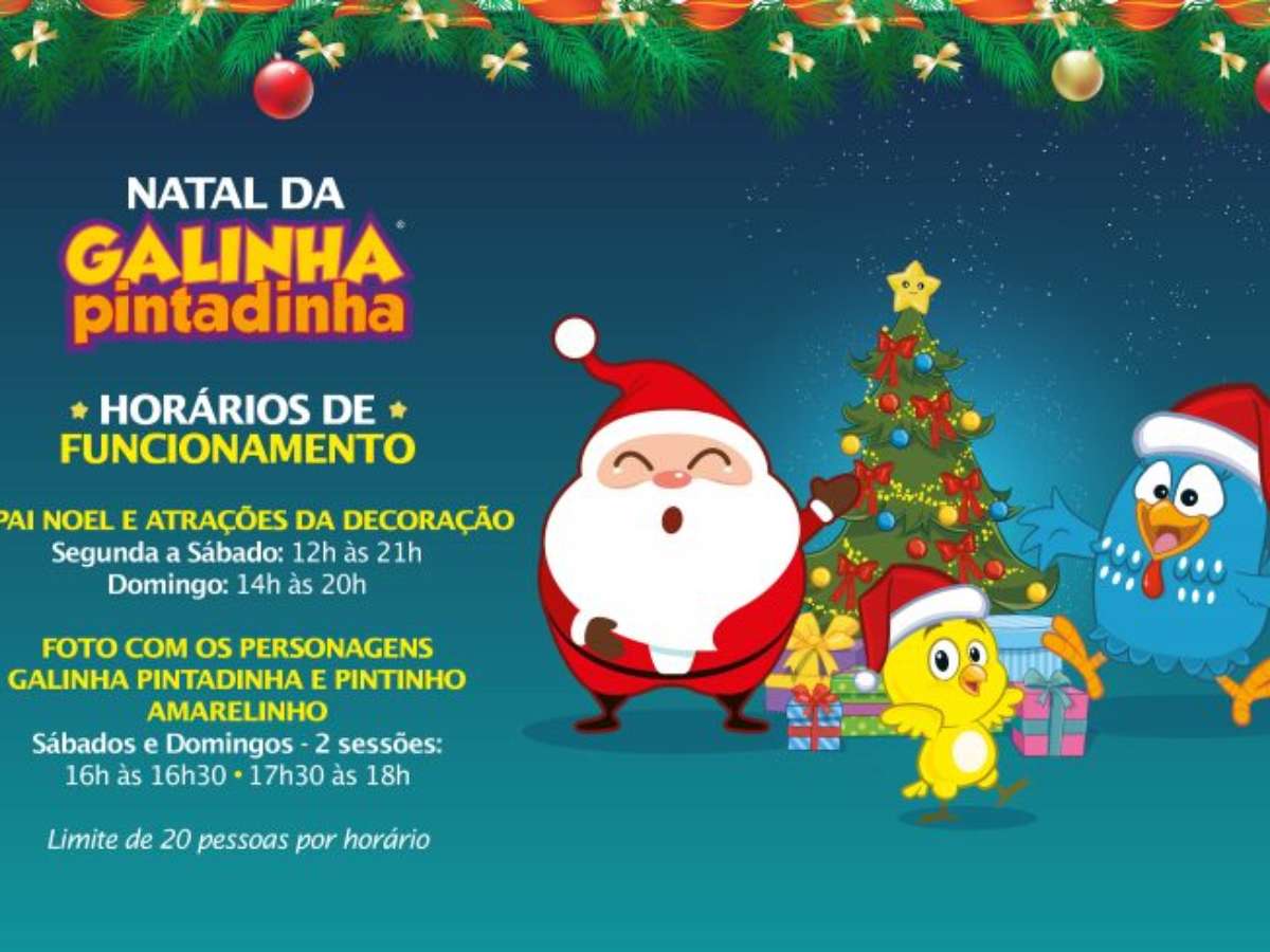 Partage São Gonçalo - O Natal da Galinha Pintadinha chegou no