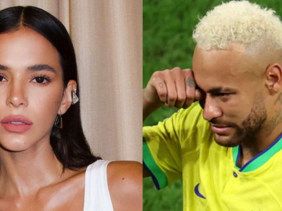 Foto: Um fã clube de Bruna Marquezine e Neymar postou uma foto com os  rostos dos artista e com a palabra 'Acabou', em cima da montagem. Bruna  Marquezine curtiu e os fãs