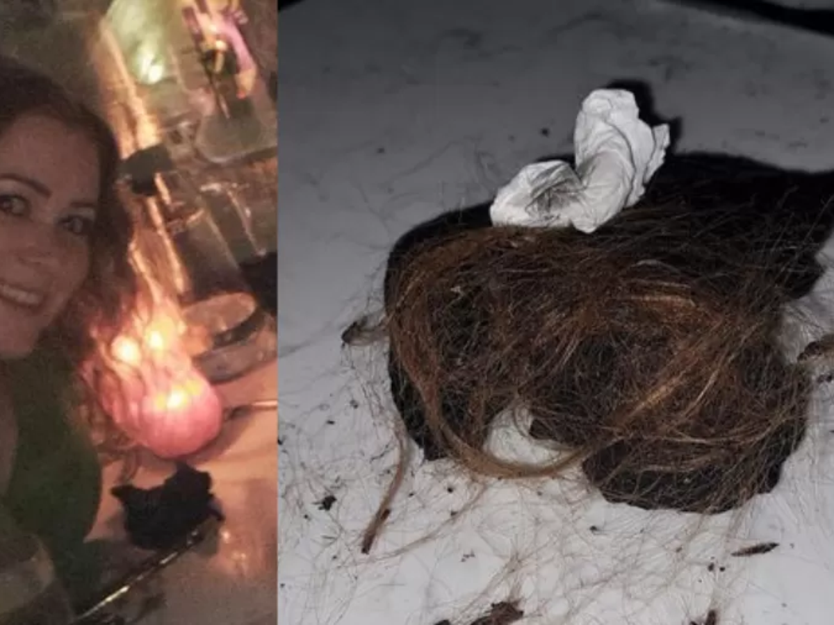 Cabelo de mulher pega fogo durante jantar entre amigas