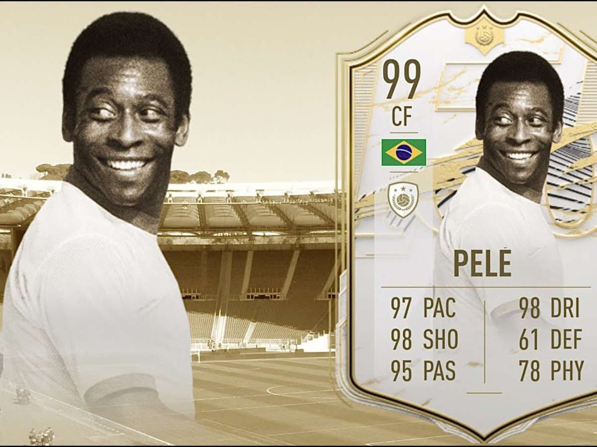 FIFA 23 faz carta perfeita de Pelé com 99 de nota geral, fifa