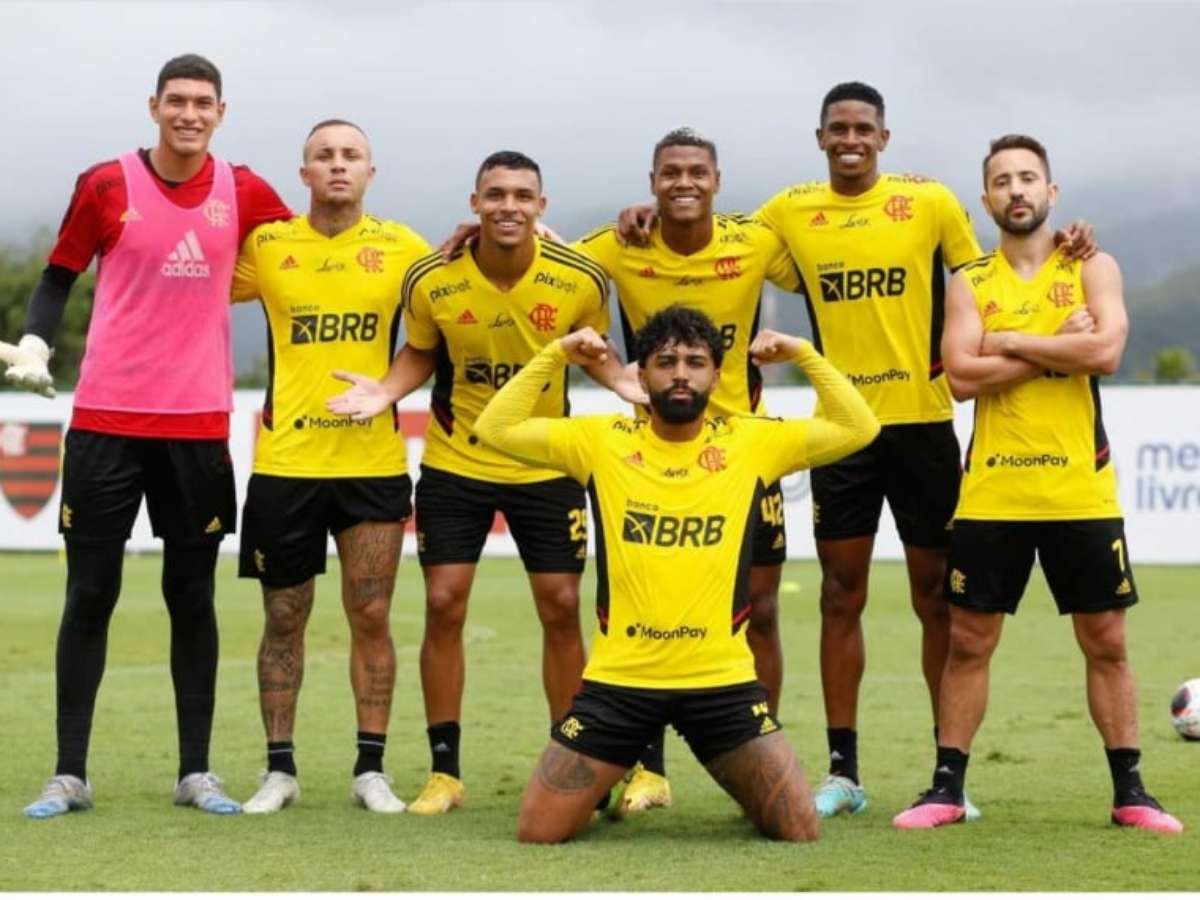 SAIU! Flamengo divulga escalação para jogo contra o Audax, pelo