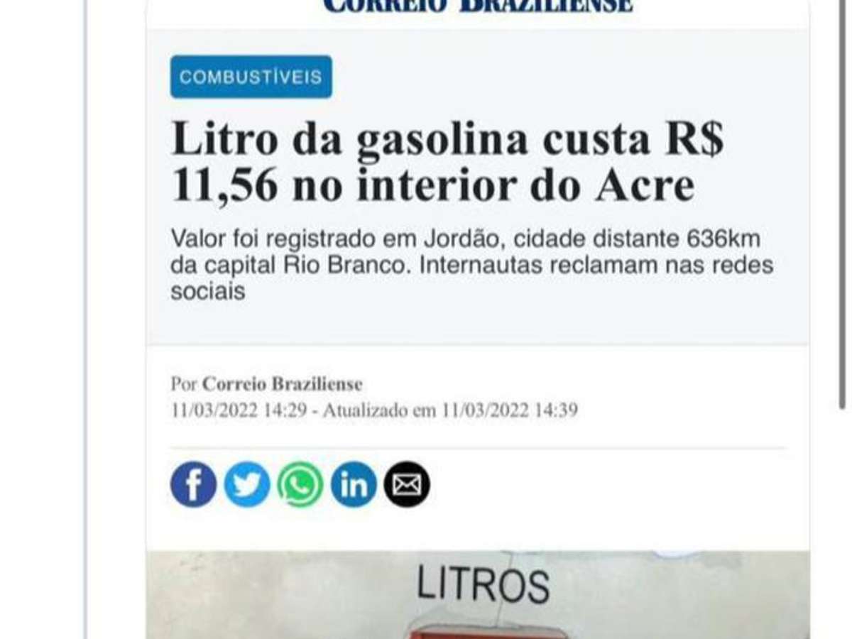 Eduardo critica gasolina a R$ 11,56 com texto da gestão Bolsonaro