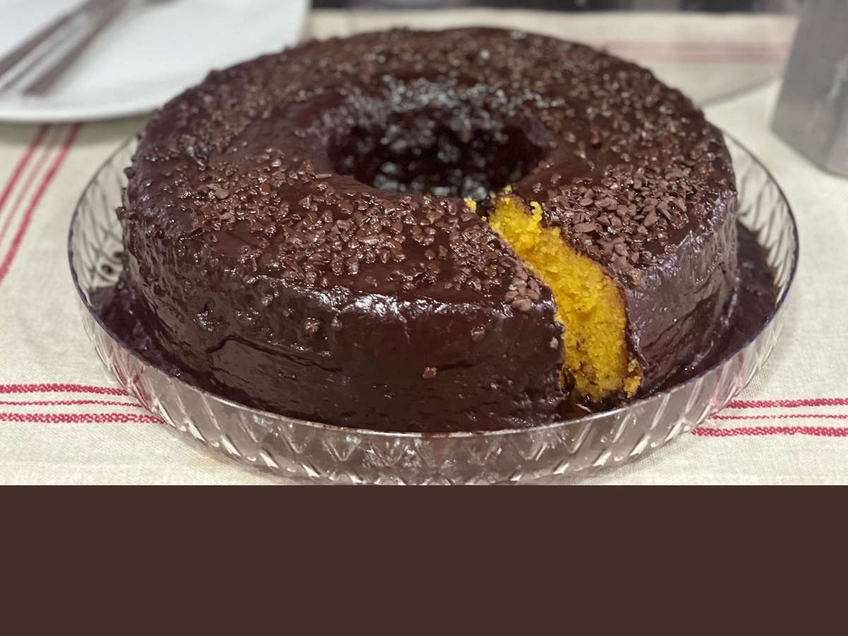 Bolo de Cenoura Caseiro