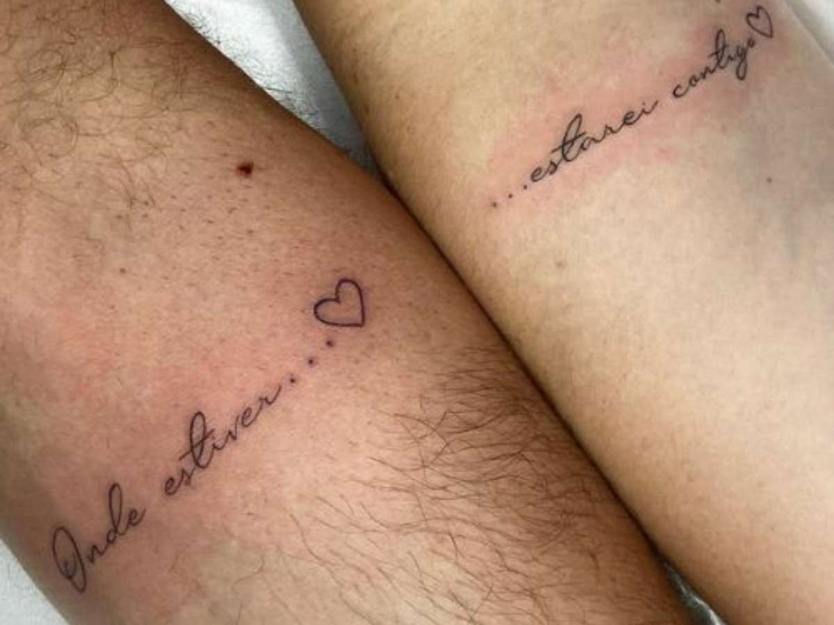 Tatuagens de casal: 8 desenhos para tatuar com o seu amor