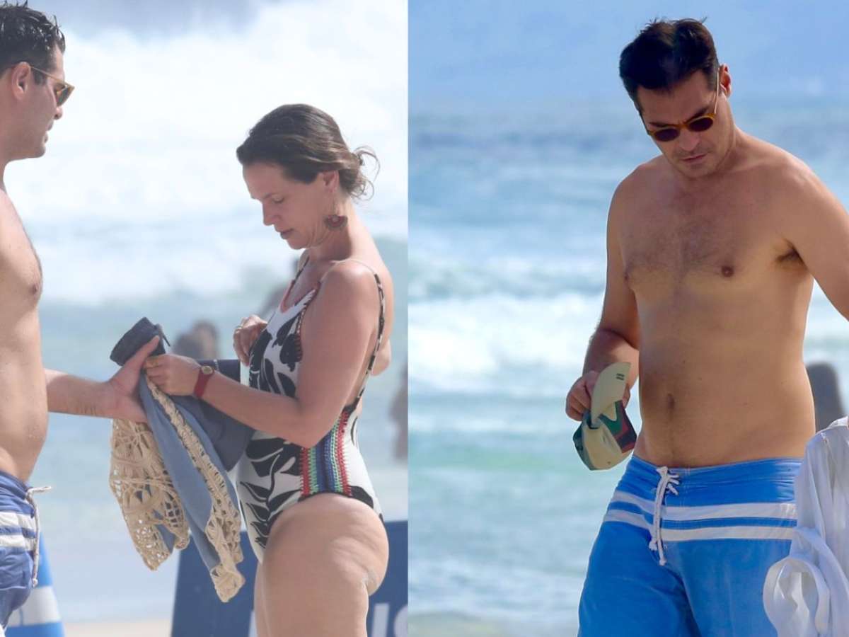 Beleza de Thiago Lacerda chama atenção em fotos do ator com a mulher e os  filhos: Cada vez mais jovem