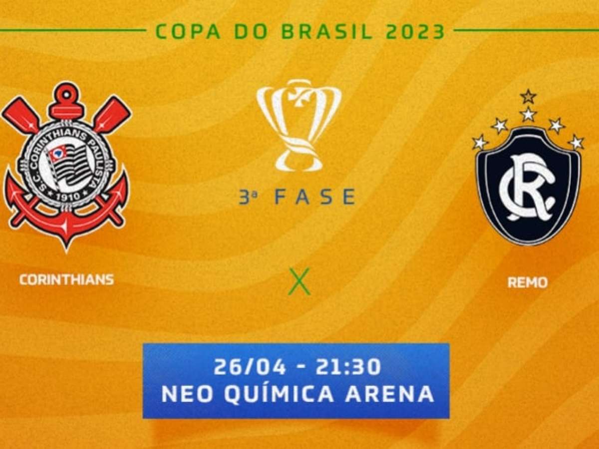 Corinthians encara o Remo-PA em estreia na Copa do Brasil 2023