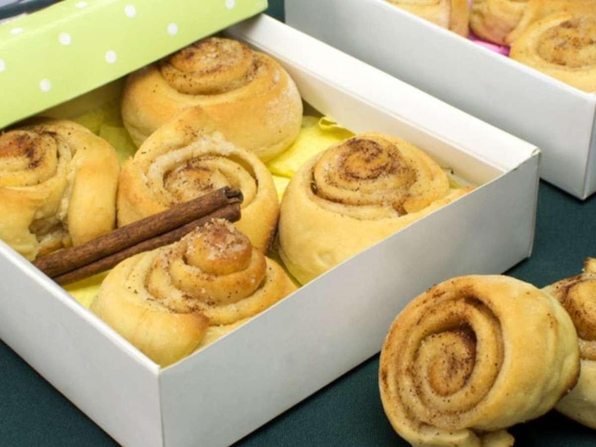 Cinnamon roll é um pãozinho doce de canela que foi criado na