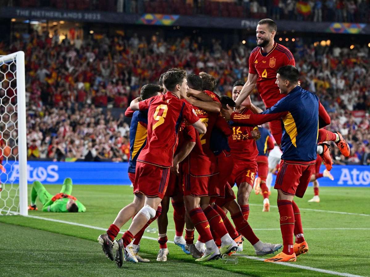 Espanha vence a Croácia nos pênaltis e é campeã da Liga das Nações