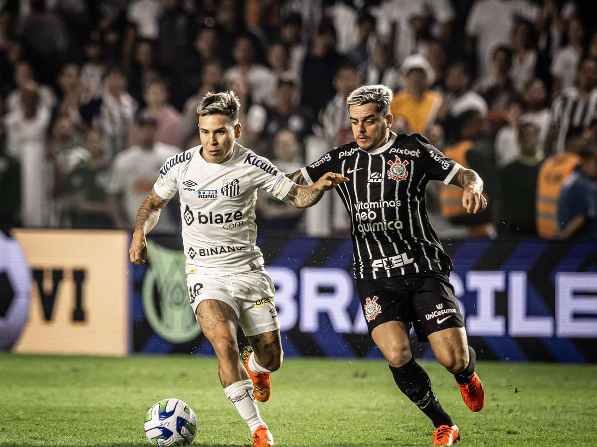 Vila Belmiro pronta para receber jogo entre Corinthians e Santos