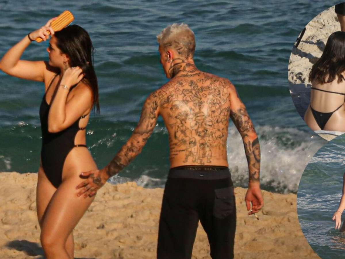 Mel Maia ganha tapinha no bumbum de MC Daniel em dia na praia dias após fim  do namoro com funkeiro