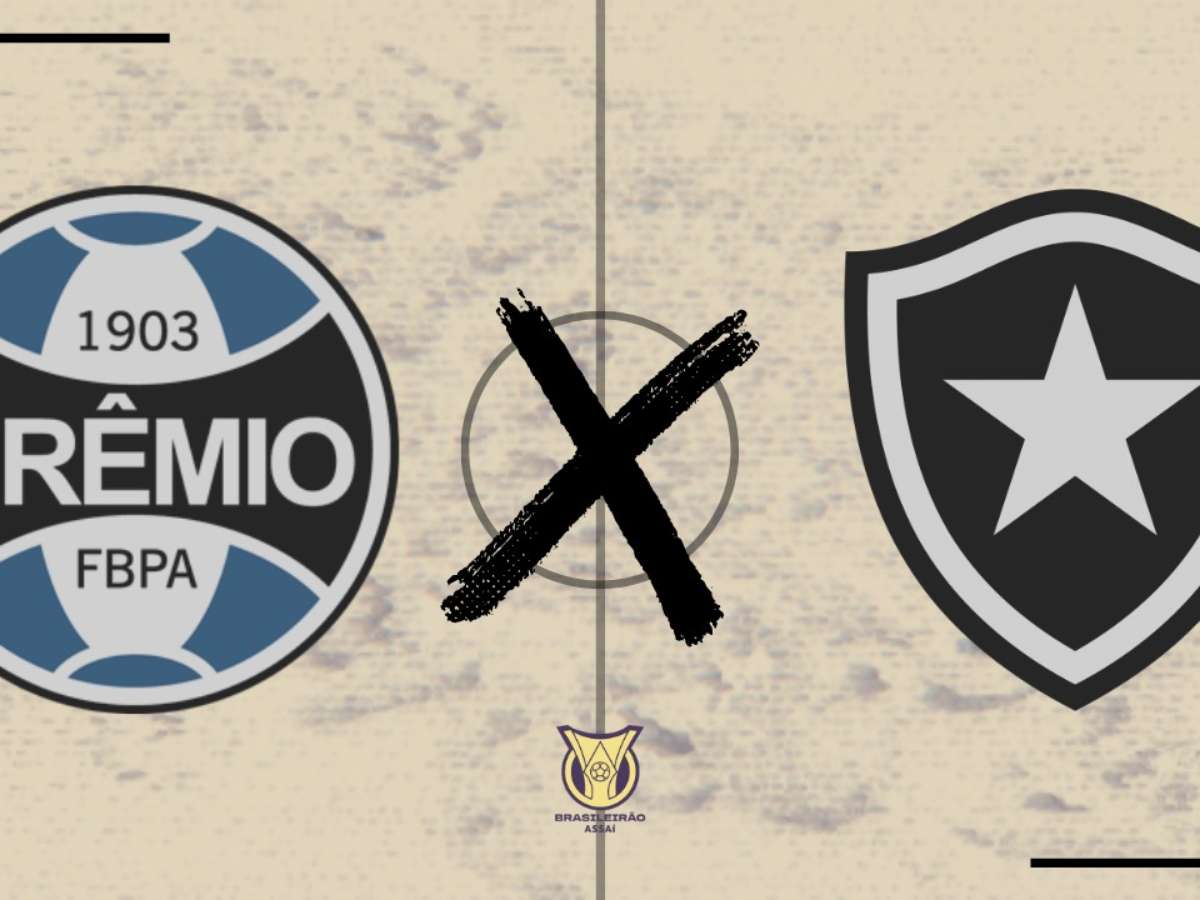 Botafogo x Grêmio: Confira onde assistir jogo do Botafogo e Grêmio ao vivo  hoje (09); veja horário e escalação