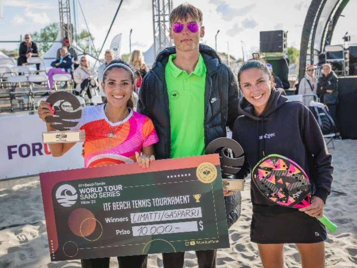 Gaspar (SC) recebe a DUO Cup de Beach Tennis, torneio com premiação de R$  25 mil