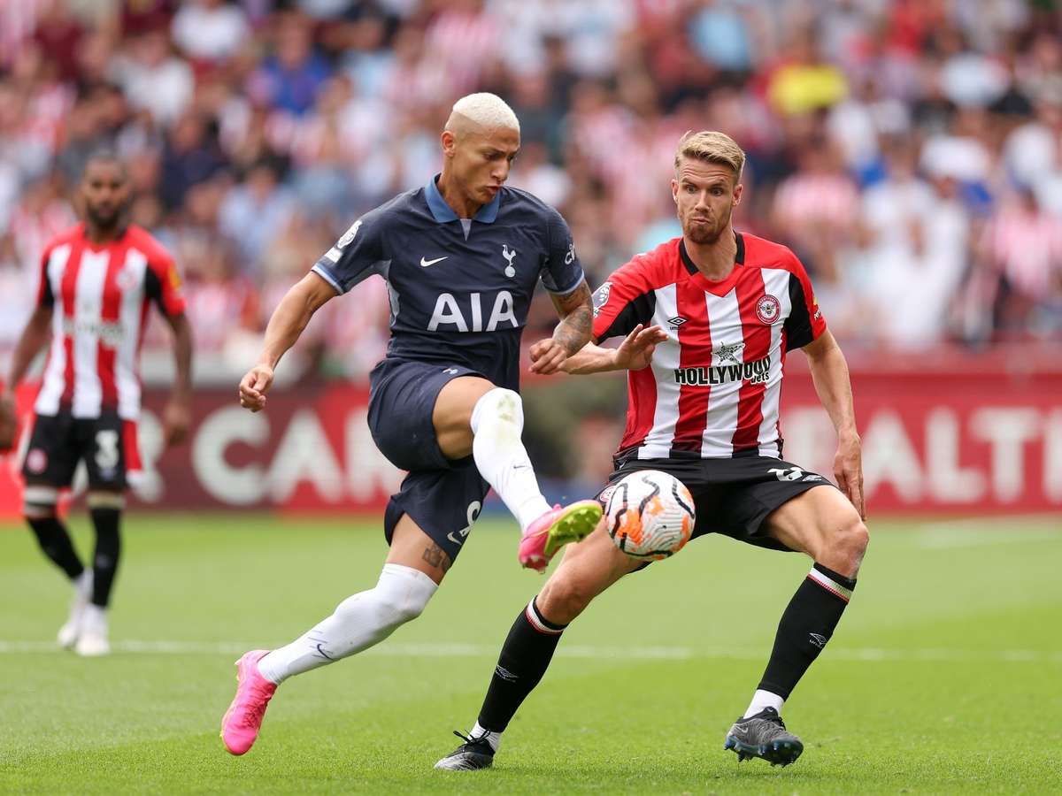 Em jogo disputado, Brentford e Tottenham empatam pela 1ª rodada da