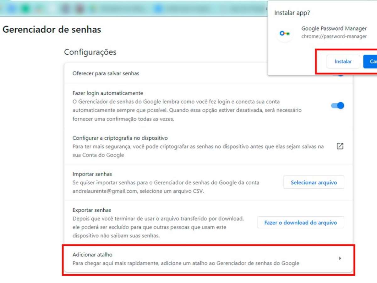 Google Chrome permite instalar aplicativo web do Gerenciador de Senhas;  saiba como usar 