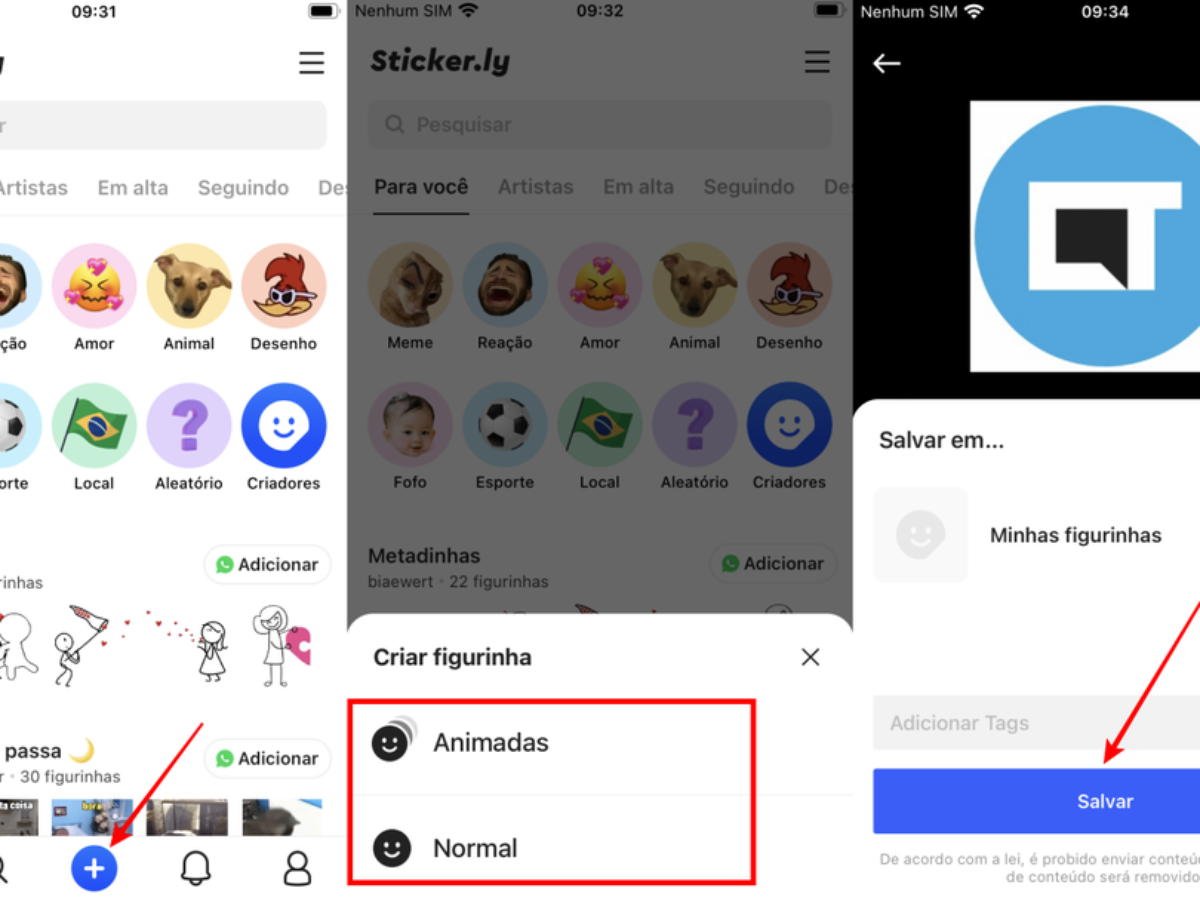 Como transformar gifs e vídeos em figurinhas animadas para WhatsApp - Novo  App beta