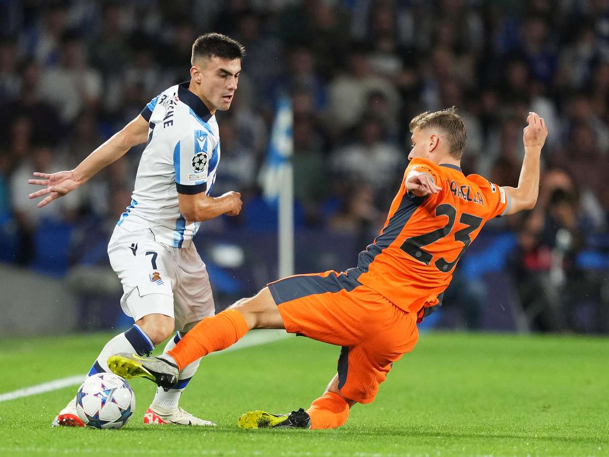 Real Sociedad segura a Inter e fica com a liderança na Champions; veja  melhores lances