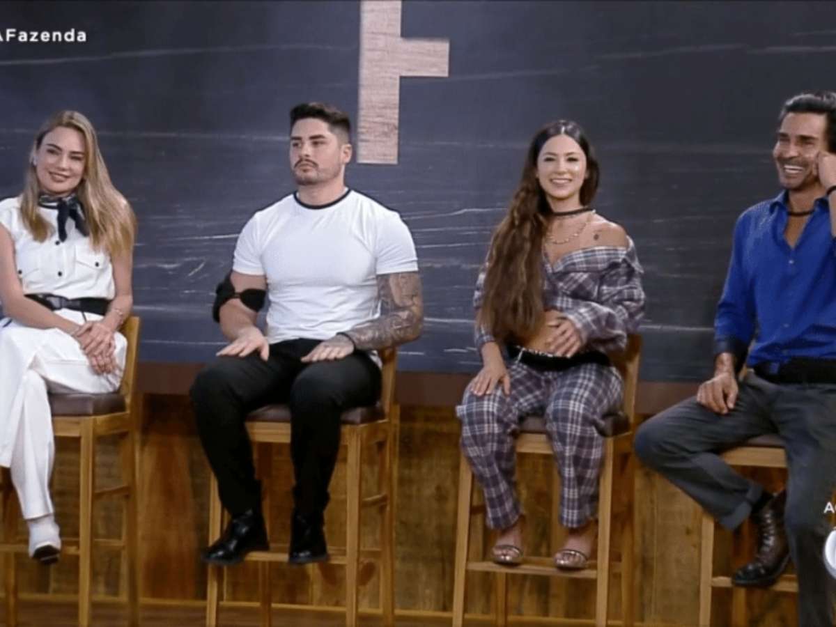 A Fazenda 15: Sheherazade, Lucas, André e Nathalia estão na roça; confira  como foi a formação