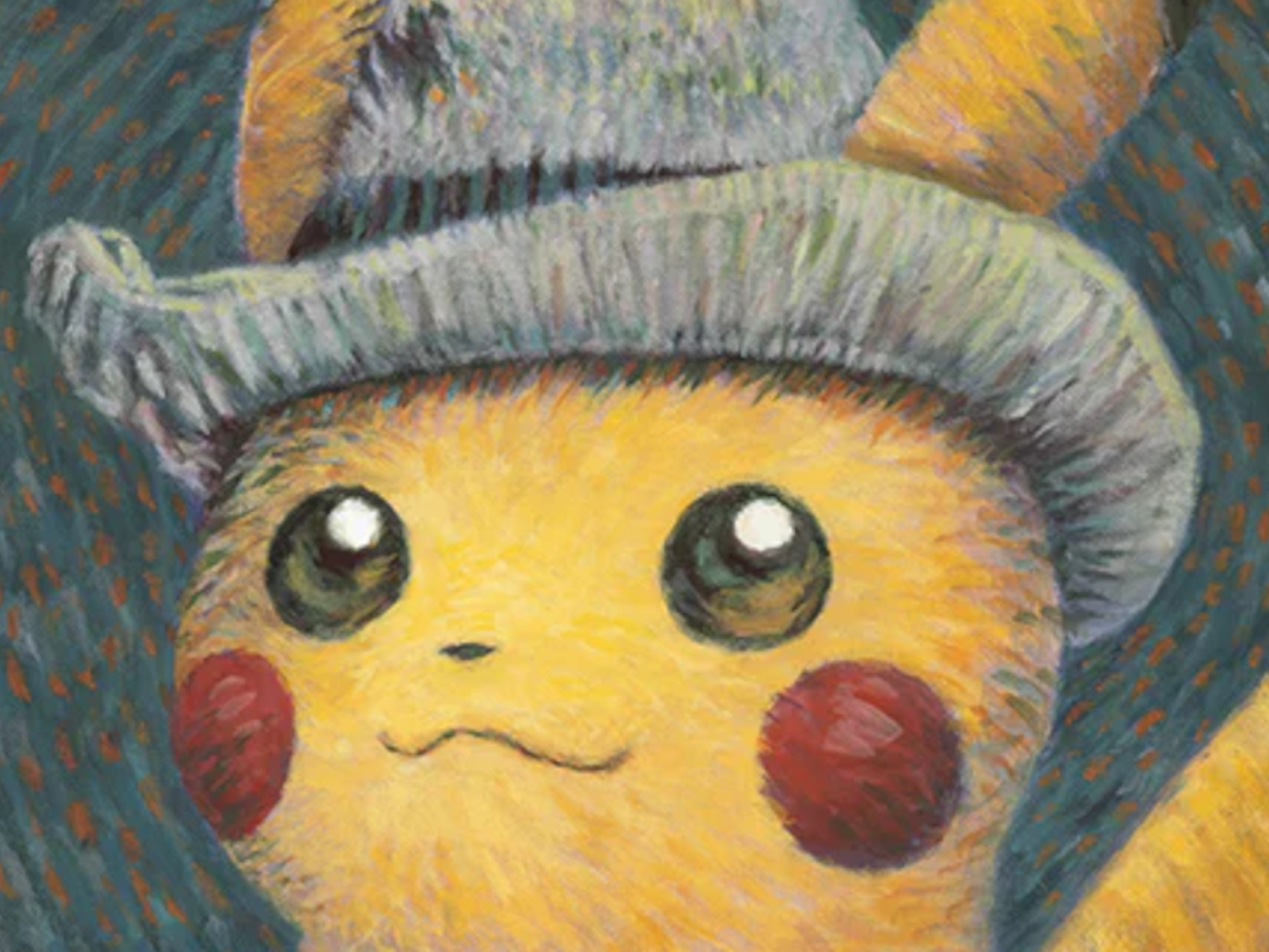 Carta de Pikachu causa o caos no museu Van Gogh