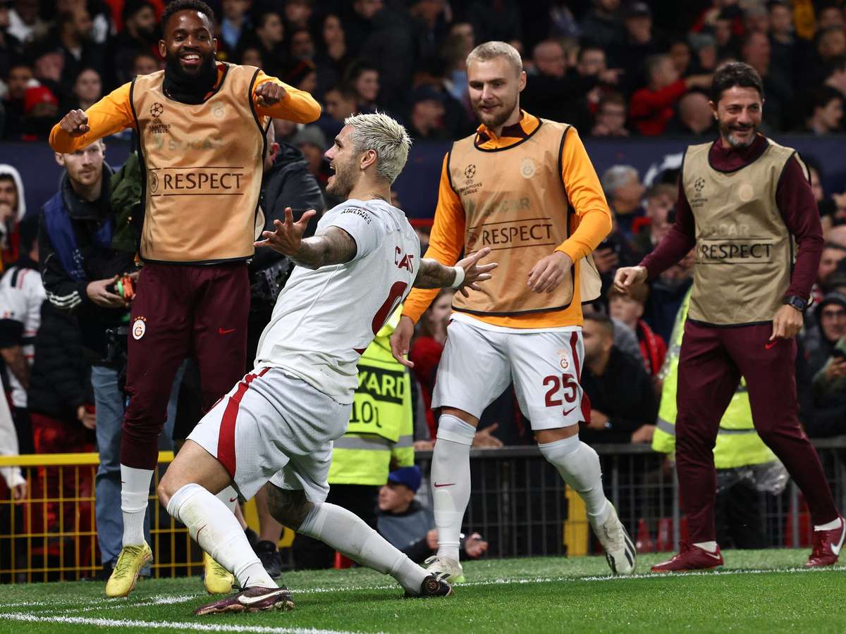 Galatasaray surpreende e vence o Manchester United em jogo emocionante
