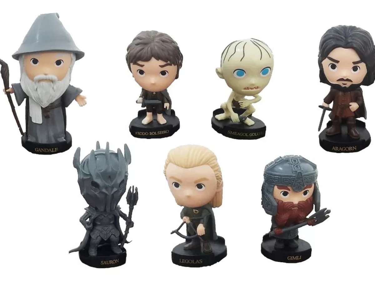 THE LORD OF THE RINGS O SENHOR DOS ANÉIS Bobs Bob's Outubro 2023 Coleção  Bonecos Action Figures