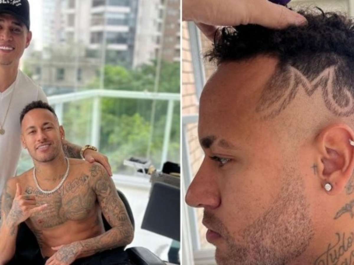 Neymar faz corte de cabelo em homenagem à filha; veja como ficou