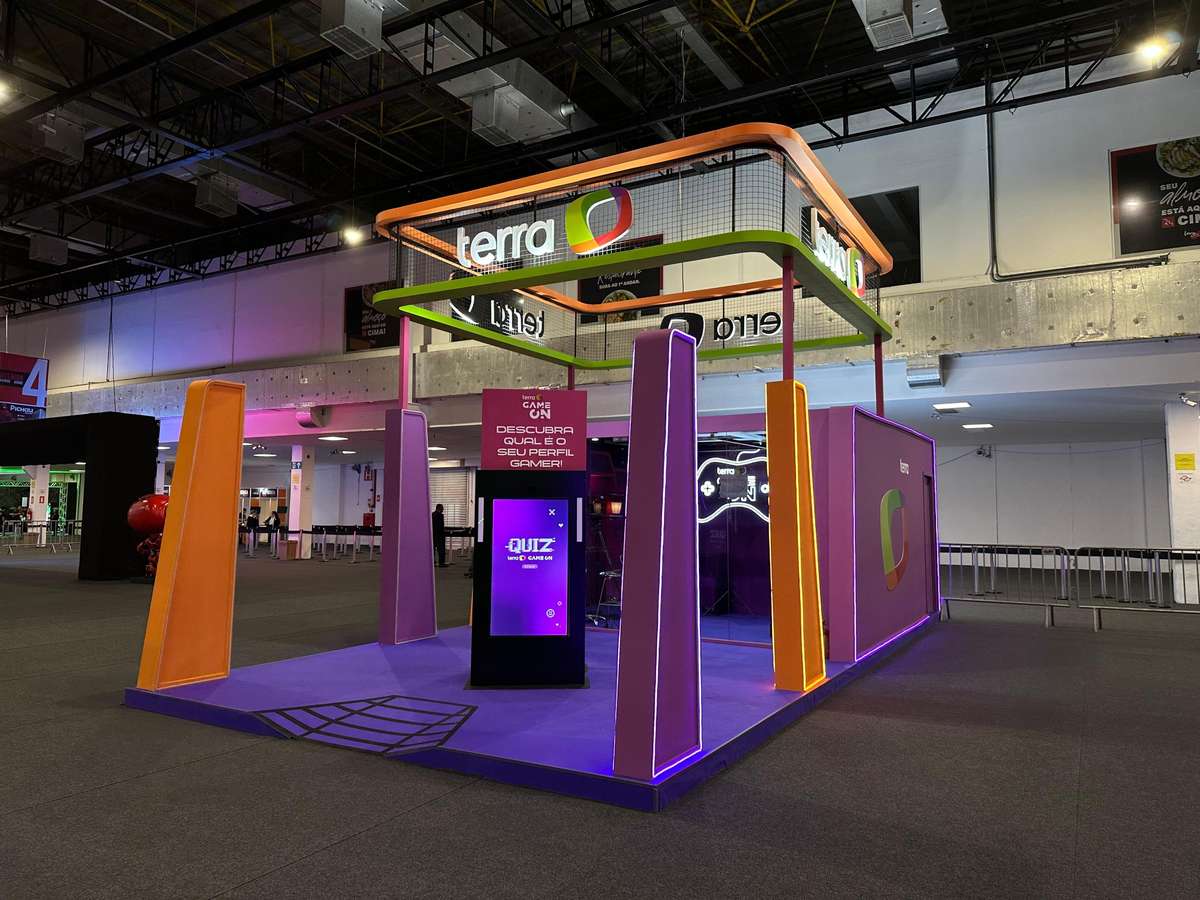 BGS 2022:  crava stand tecnológico de 1000m² inspirado na Times  Square; confira as atrações do espaço