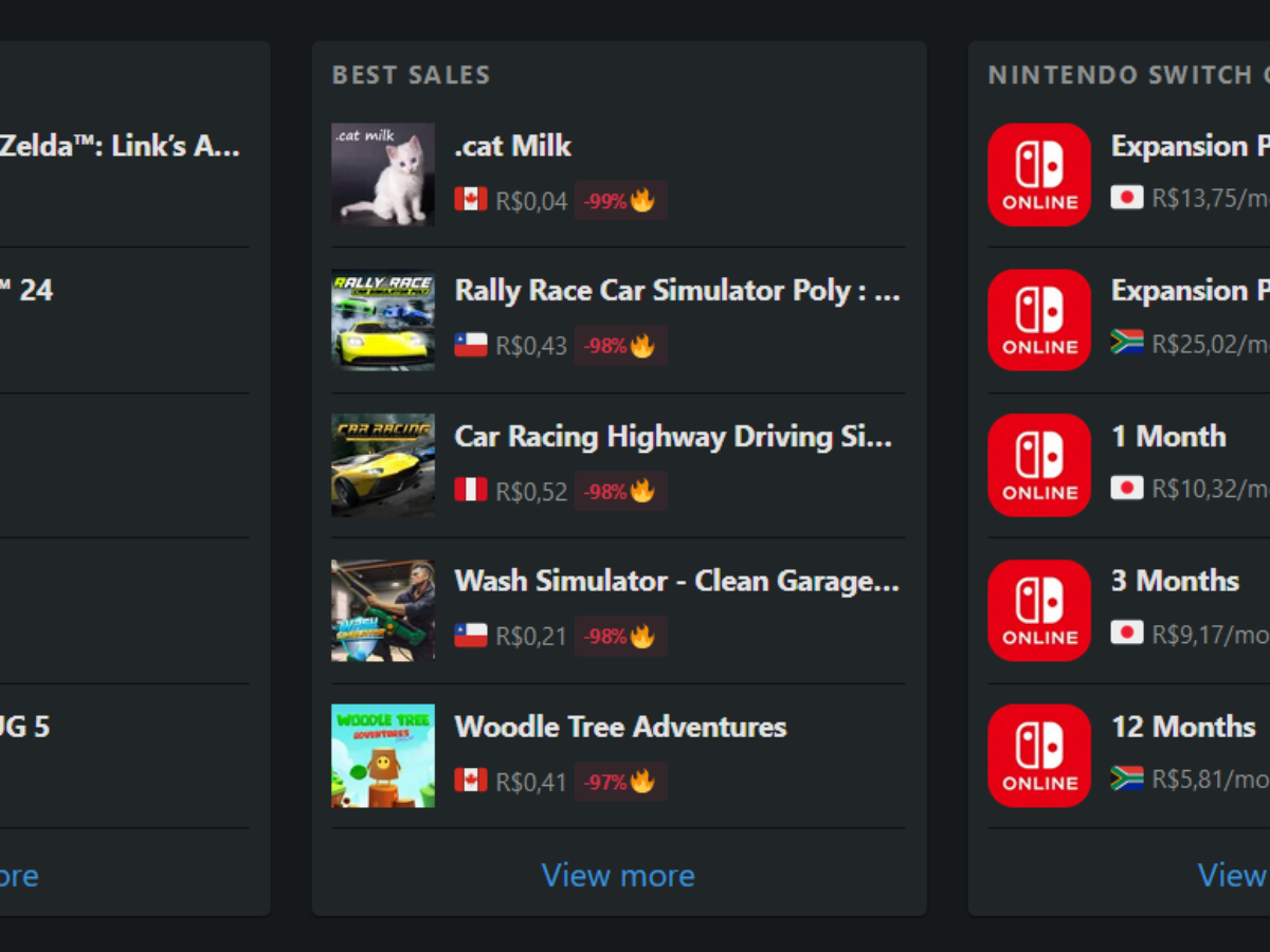 Nintendo Switch: Como comprar jogos digitais mais barato pela eShop de  várias regiões 