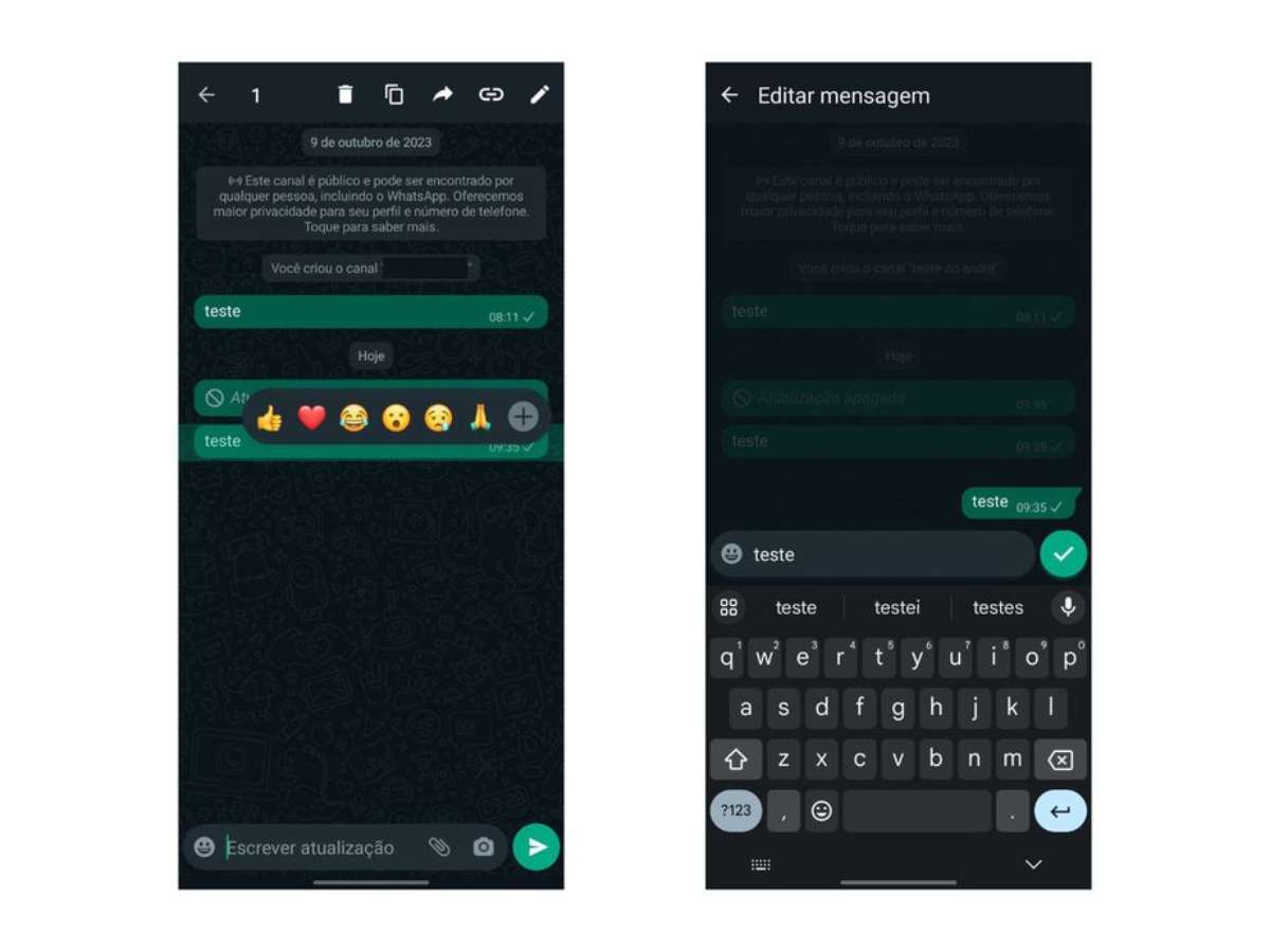 WhatsApp permite editar mensagens enviadas; confira como funciona